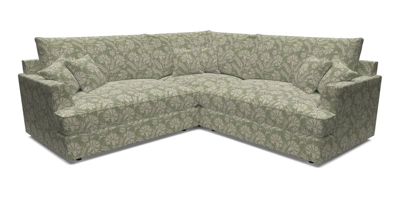 Slingsby Small Fitted Cover Corner Unit LHF & RHF in Two Tone Plain Biscuit.  Loose cover version available