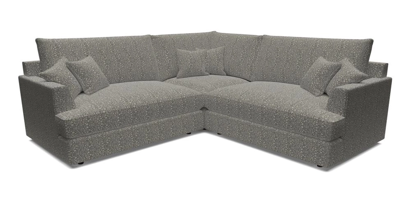 Slingsby Small Fitted Cover Corner Unit LHF & RHF in Two Tone Plain Biscuit.  Loose cover version available