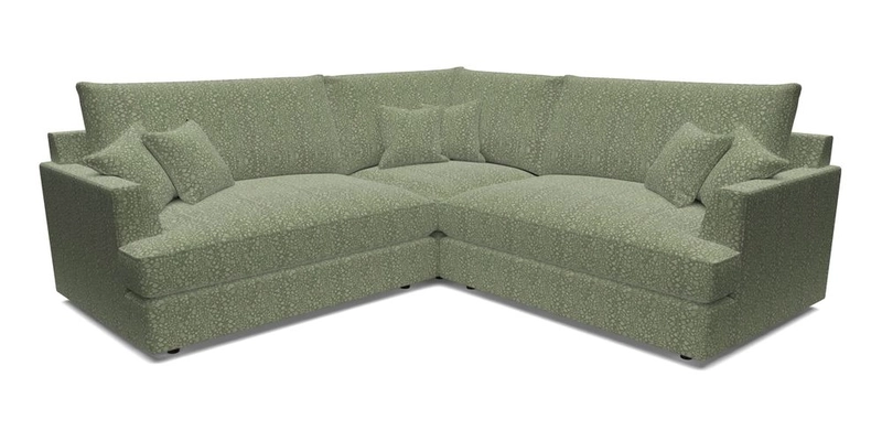 Slingsby Small Fitted Cover Corner Unit LHF & RHF in Two Tone Plain Biscuit.  Loose cover version available