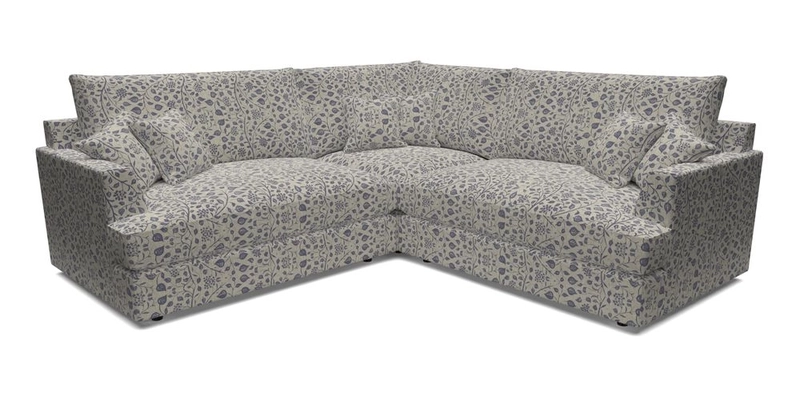 Slingsby Small Fitted Cover Corner Unit LHF & RHF in Two Tone Plain Biscuit.  Loose cover version available