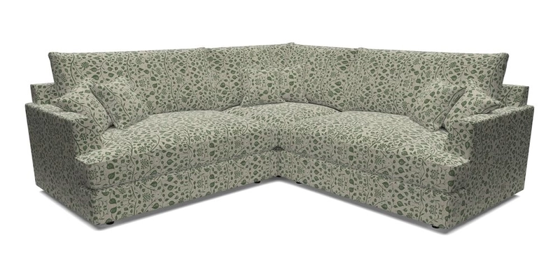 Slingsby Small Fitted Cover Corner Unit LHF & RHF in Two Tone Plain Biscuit.  Loose cover version available