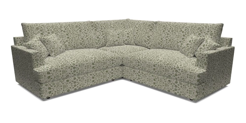 Slingsby Small Fitted Cover Corner Unit LHF & RHF in Two Tone Plain Biscuit.  Loose cover version available