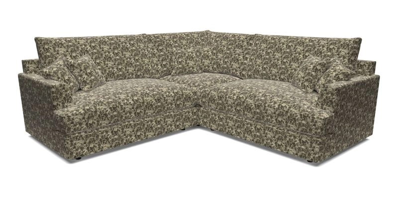 Slingsby Small Fitted Cover Corner Unit LHF & RHF in Two Tone Plain Biscuit.  Loose cover version available