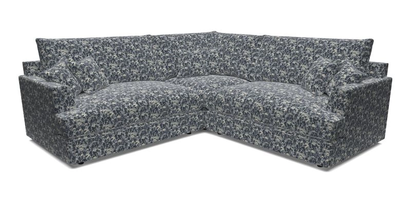 Slingsby Small Fitted Cover Corner Unit LHF & RHF in Two Tone Plain Biscuit.  Loose cover version available