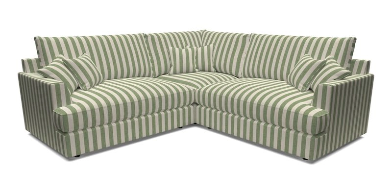 Slingsby Small Fitted Cover Corner Unit LHF & RHF in Two Tone Plain Biscuit.  Loose cover version available