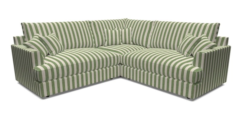 Slingsby Small Fitted Cover Corner Unit LHF & RHF in Two Tone Plain Biscuit.  Loose cover version available