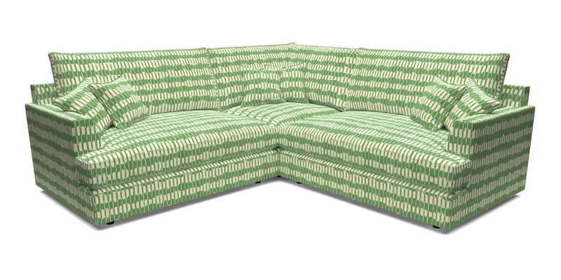 Slingsby Small Fitted Cover Corner Unit LHF & RHF in Two Tone Plain Biscuit.  Loose cover version available