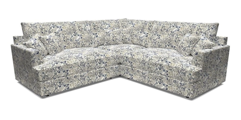 Slingsby Small Fitted Cover Corner Unit LHF & RHF in Two Tone Plain Biscuit.  Loose cover version available