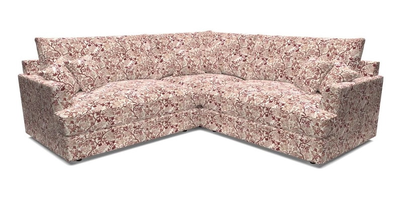 Slingsby Small Fitted Cover Corner Unit LHF & RHF in Two Tone Plain Biscuit.  Loose cover version available