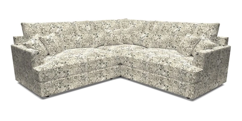 Slingsby Small Fitted Cover Corner Unit LHF & RHF in Two Tone Plain Biscuit.  Loose cover version available