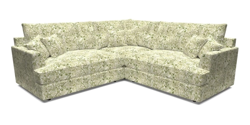 Slingsby Small Fitted Cover Corner Unit LHF & RHF in Two Tone Plain Biscuit.  Loose cover version available