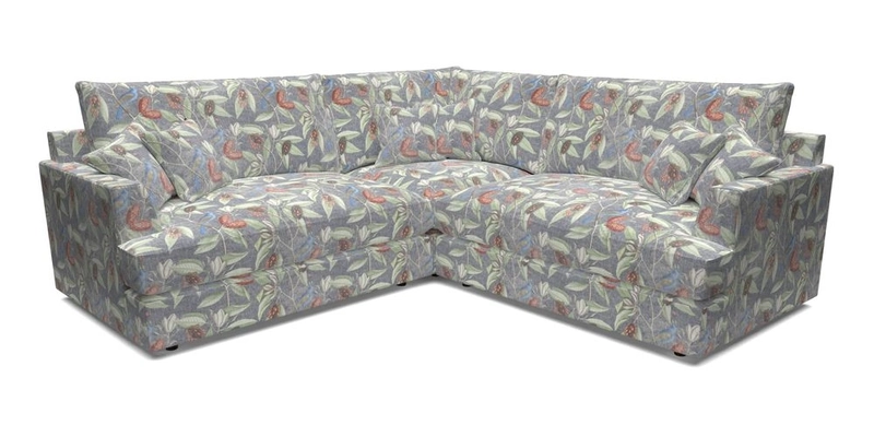 Slingsby Small Fitted Cover Corner Unit LHF & RHF in Two Tone Plain Biscuit.  Loose cover version available