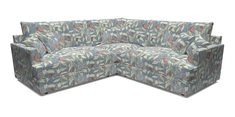 Slingsby Small Fitted Cover Corner Unit LHF & RHF in Two Tone Plain Biscuit.  Loose cover version available