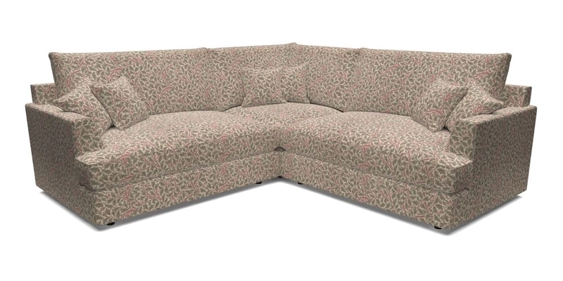 Slingsby Small Fitted Cover Corner Unit LHF & RHF in Two Tone Plain Biscuit.  Loose cover version available