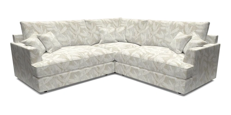 Slingsby Small Fitted Cover Corner Unit LHF & RHF in Two Tone Plain Biscuit.  Loose cover version available