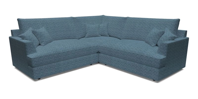 Slingsby Small Fitted Cover Corner Unit LHF & RHF in Two Tone Plain Biscuit.  Loose cover version available