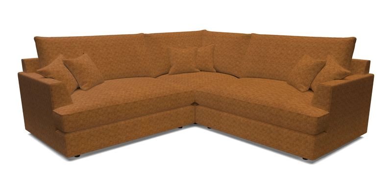 Slingsby Small Fitted Cover Corner Unit LHF & RHF in Two Tone Plain Biscuit.  Loose cover version available