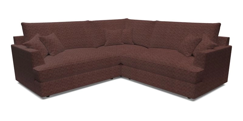 Slingsby Small Fitted Cover Corner Unit LHF & RHF in Two Tone Plain Biscuit.  Loose cover version available