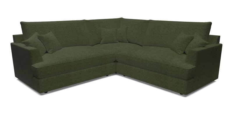 Slingsby Small Fitted Cover Corner Unit LHF & RHF in Two Tone Plain Biscuit.  Loose cover version available