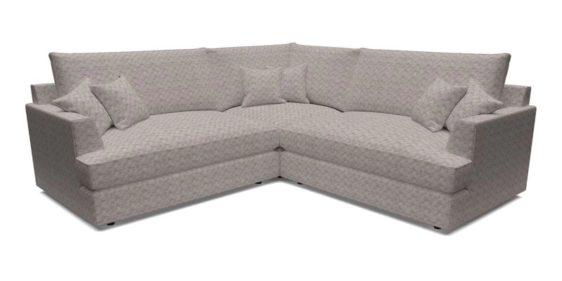 Slingsby Small Fitted Cover Corner Unit LHF & RHF in Two Tone Plain Biscuit.  Loose cover version available