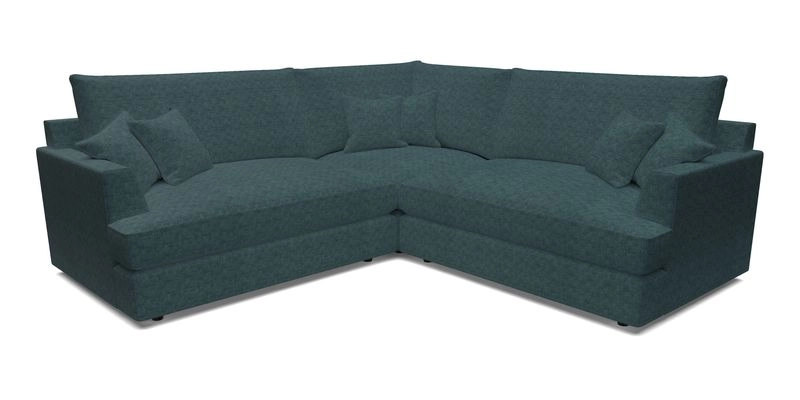 Slingsby Small Fitted Cover Corner Unit LHF & RHF in Two Tone Plain Biscuit.  Loose cover version available