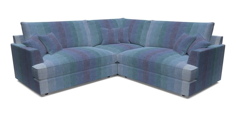 Slingsby Small Fitted Cover Corner Unit LHF & RHF in Two Tone Plain Biscuit.  Loose cover version available