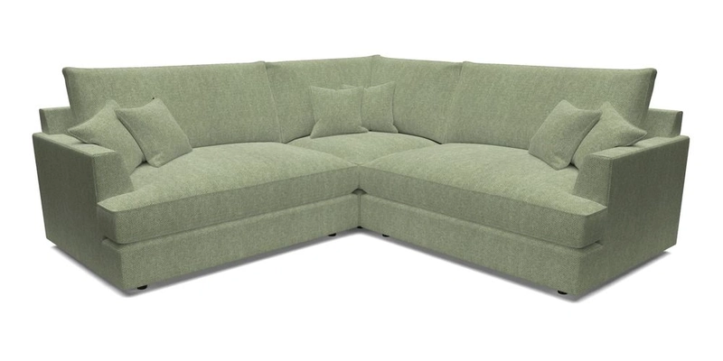 Slingsby Small Fitted Cover Corner Unit LHF & RHF in Two Tone Plain Biscuit.  Loose cover version available