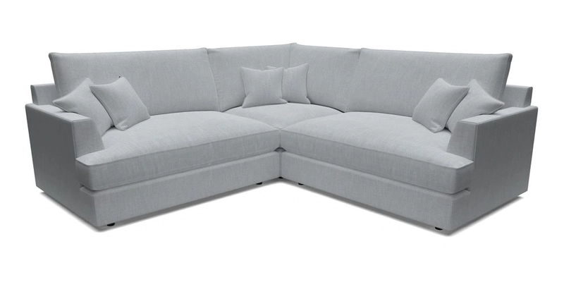 Slingsby Small Fitted Cover Corner Unit LHF & RHF in Two Tone Plain Biscuit.  Loose cover version available