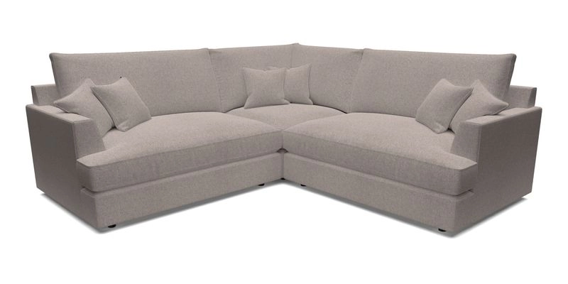 Slingsby Small Fitted Cover Corner Unit LHF & RHF in Two Tone Plain Biscuit.  Loose cover version available Slingsby Small Fitted Cover Corner Unit LHF & RHF in Two Tone Plain Biscuit.  Loose cover version available