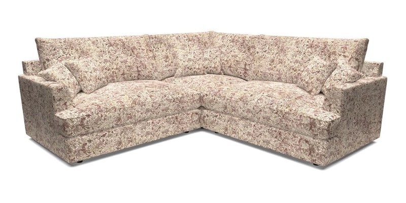 Slingsby Small Fitted Cover Corner Unit LHF & RHF in Two Tone Plain Biscuit.  Loose cover version available