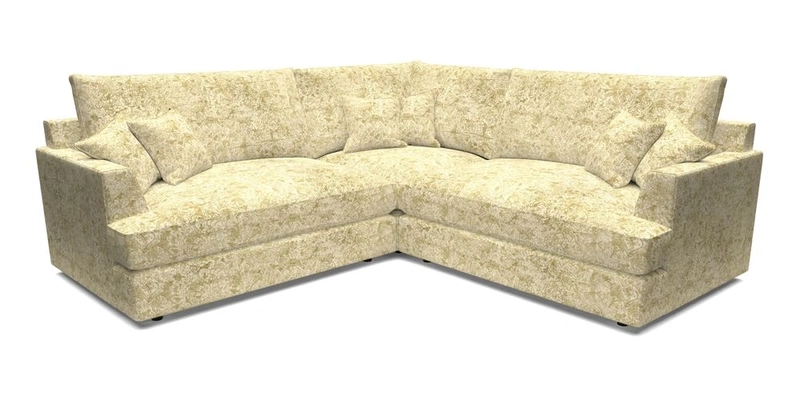 Slingsby Small Fitted Cover Corner Unit LHF & RHF in Two Tone Plain Biscuit.  Loose cover version available