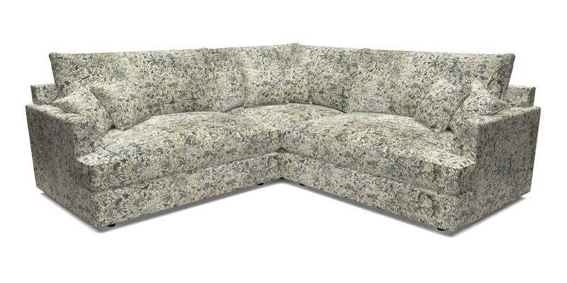 Slingsby Small Fitted Cover Corner Unit LHF & RHF in Two Tone Plain Biscuit.  Loose cover version available