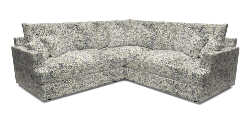 Slingsby Small Fitted Cover Corner Unit LHF & RHF in Two Tone Plain Biscuit.  Loose cover version available