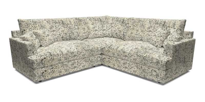 Slingsby Small Fitted Cover Corner Unit LHF & RHF in Two Tone Plain Biscuit.  Loose cover version available