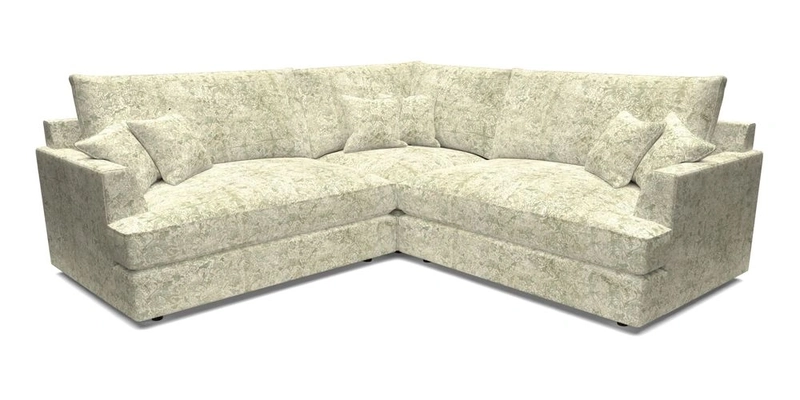 Slingsby Small Fitted Cover Corner Unit LHF & RHF in Two Tone Plain Biscuit.  Loose cover version available