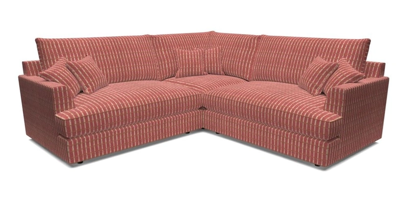 Slingsby Small Fitted Cover Corner Unit LHF & RHF in Two Tone Plain Biscuit.  Loose cover version available