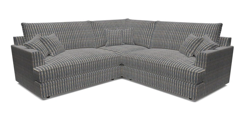 Slingsby Small Fitted Cover Corner Unit LHF & RHF in Two Tone Plain Biscuit.  Loose cover version available