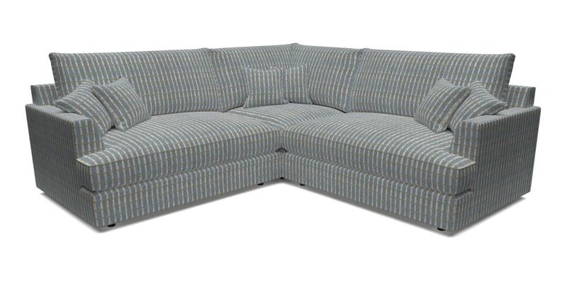 Slingsby Small Fitted Cover Corner Unit LHF & RHF in Two Tone Plain Biscuit.  Loose cover version available