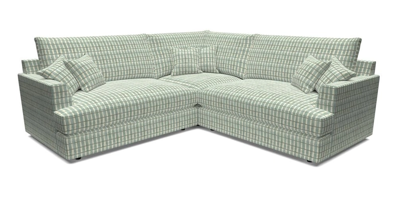 Slingsby Small Fitted Cover Corner Unit LHF & RHF in Two Tone Plain Biscuit.  Loose cover version available