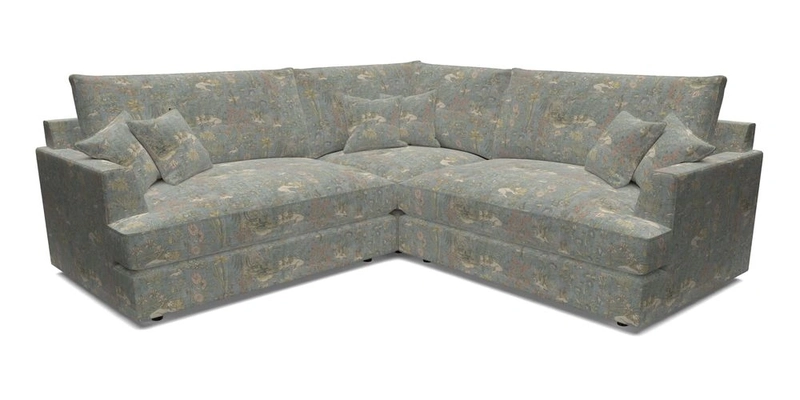 Slingsby Small Fitted Cover Corner Unit LHF & RHF in Two Tone Plain Biscuit.  Loose cover version available