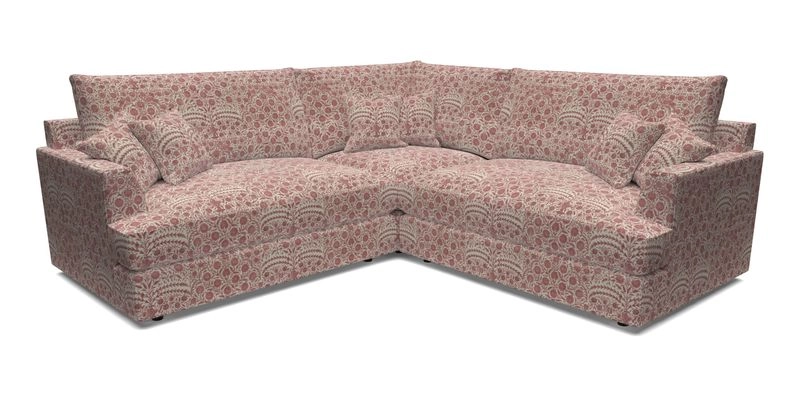 Slingsby Small Fitted Cover Corner Unit LHF & RHF in Two Tone Plain Biscuit.  Loose cover version available