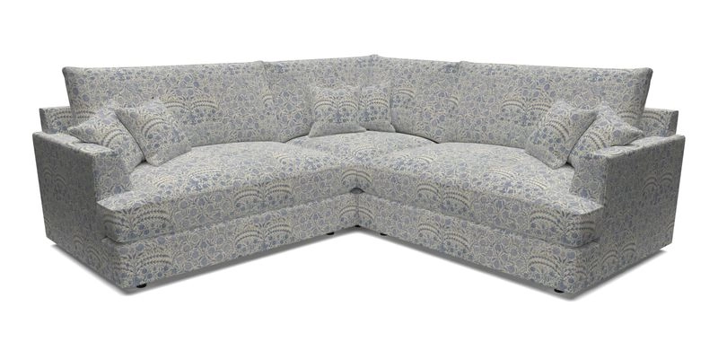 Slingsby Small Fitted Cover Corner Unit LHF & RHF in Two Tone Plain Biscuit.  Loose cover version available