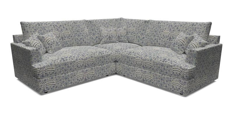 Slingsby Small Fitted Cover Corner Unit LHF & RHF in Two Tone Plain Biscuit.  Loose cover version available