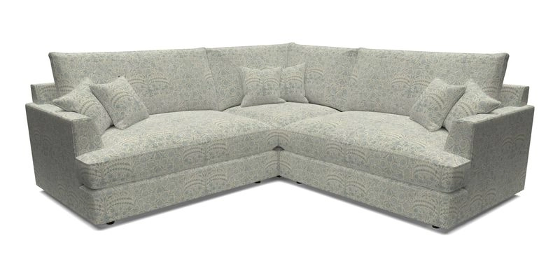 Slingsby Small Fitted Cover Corner Unit LHF & RHF in Two Tone Plain Biscuit.  Loose cover version available