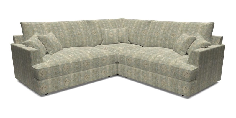 Slingsby Small Fitted Cover Corner Unit LHF & RHF in Two Tone Plain Biscuit.  Loose cover version available