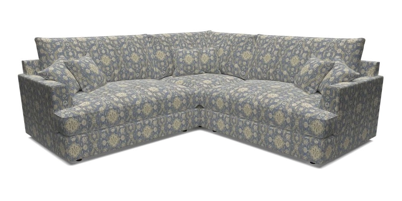 Slingsby Small Fitted Cover Corner Unit LHF & RHF in Two Tone Plain Biscuit.  Loose cover version available