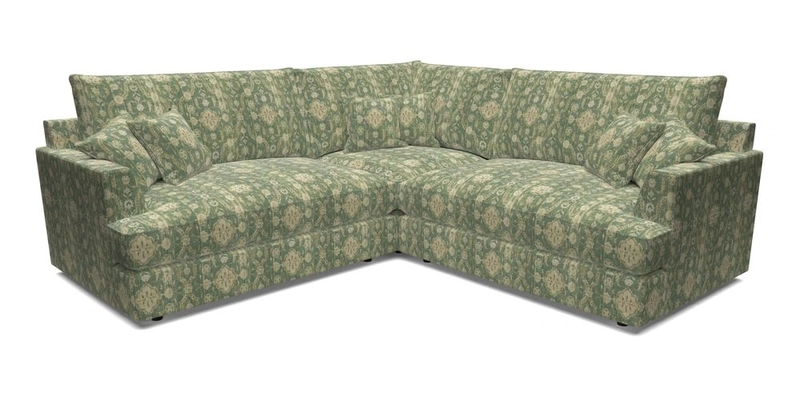 Slingsby Small Fitted Cover Corner Unit LHF & RHF in Two Tone Plain Biscuit.  Loose cover version available