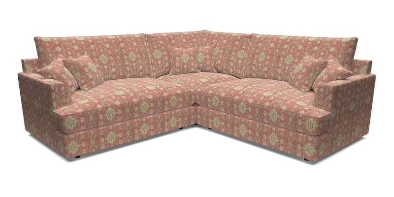 Slingsby Small Fitted Cover Corner Unit LHF & RHF in Two Tone Plain Biscuit.  Loose cover version available