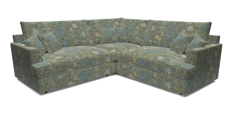 Slingsby Small Fitted Cover Corner Unit LHF & RHF in Two Tone Plain Biscuit.  Loose cover version available