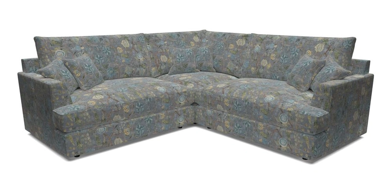 Slingsby Small Fitted Cover Corner Unit LHF & RHF in Two Tone Plain Biscuit.  Loose cover version available